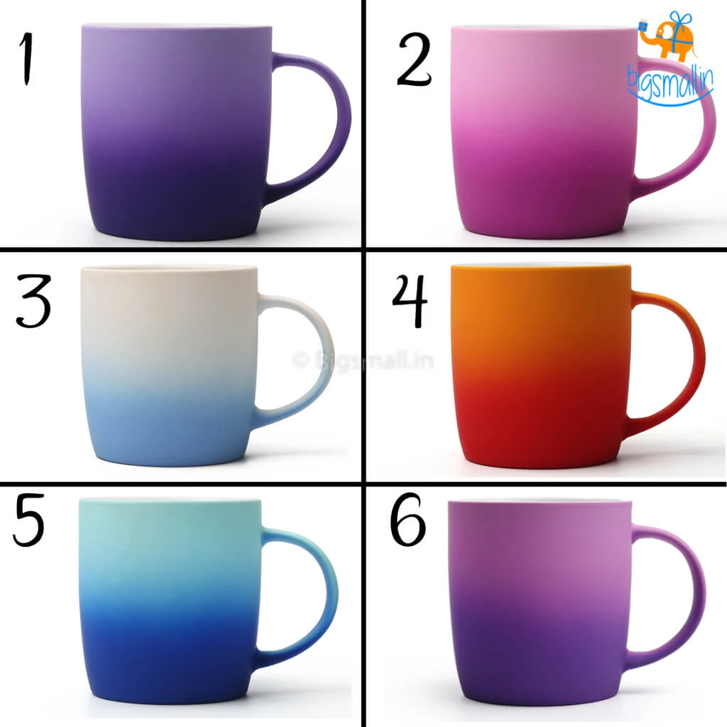 Artnery Matte Finish Ombre Colored Mug