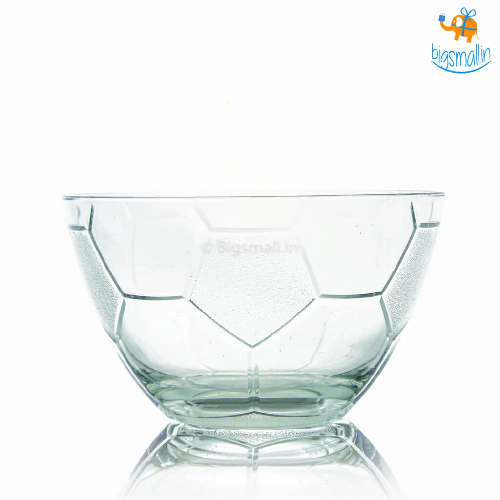 Devnow Father's Day Football Beer Mugs And Bowl Set - 3 Pcs