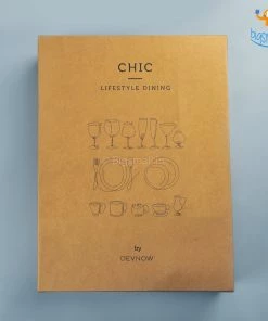 Devnow Dusted Stone Grey Tea Set - Set Of 8