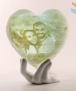 Isagon Father's Day Personalized Heart Shape Lamp - COD Not Available