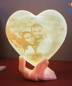 Isagon Father's Day Personalized Heart Shape Lamp - COD Not Available