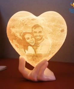 Isagon Father's Day Personalized Heart Shape Lamp - COD Not Available