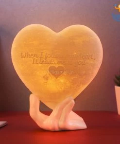 Isagon Father's Day Personalized Heart Shape Lamp - COD Not Available