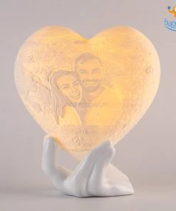 Isagon Father's Day Personalized Heart Shape Lamp - COD Not Available