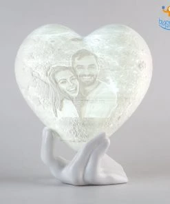 Isagon Father's Day Personalized Heart Shape Lamp - COD Not Available