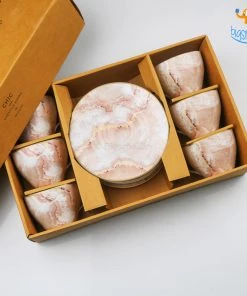 Devnow All Of It Textured Tea Cup & Saucer Set - Set Of 6