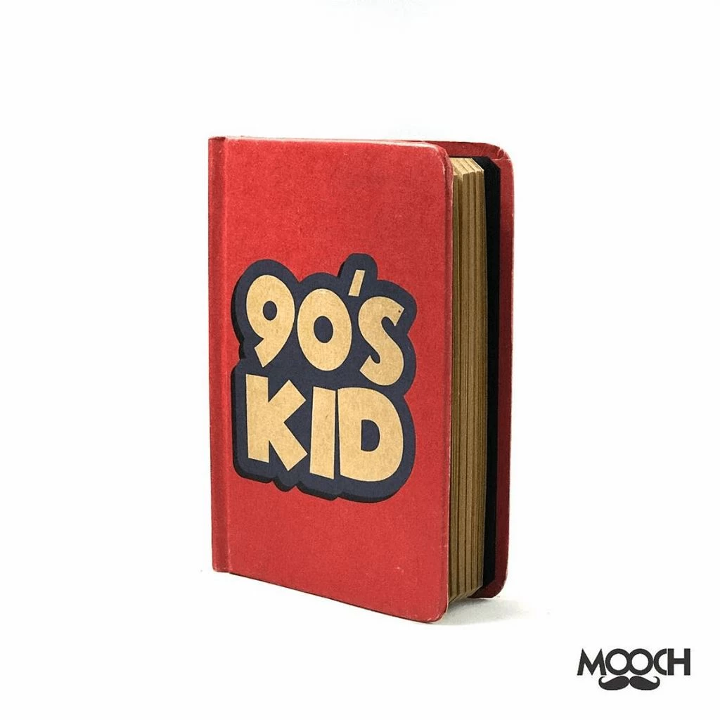Mooch Design Studio 90's Kid A6 Notebook With Elastic
