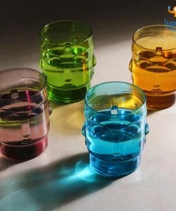 Devnow Father's Day Malibu Tiki Party Glasses - Set Of 4