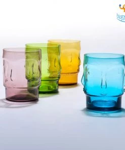 Devnow Father's Day Malibu Tiki Party Glasses - Set Of 4