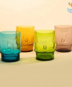 Devnow Father's Day Malibu Tiki Party Glasses - Set Of 4