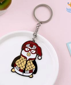 Bigsmall_piu Hugsy Friends Metallic Keychain