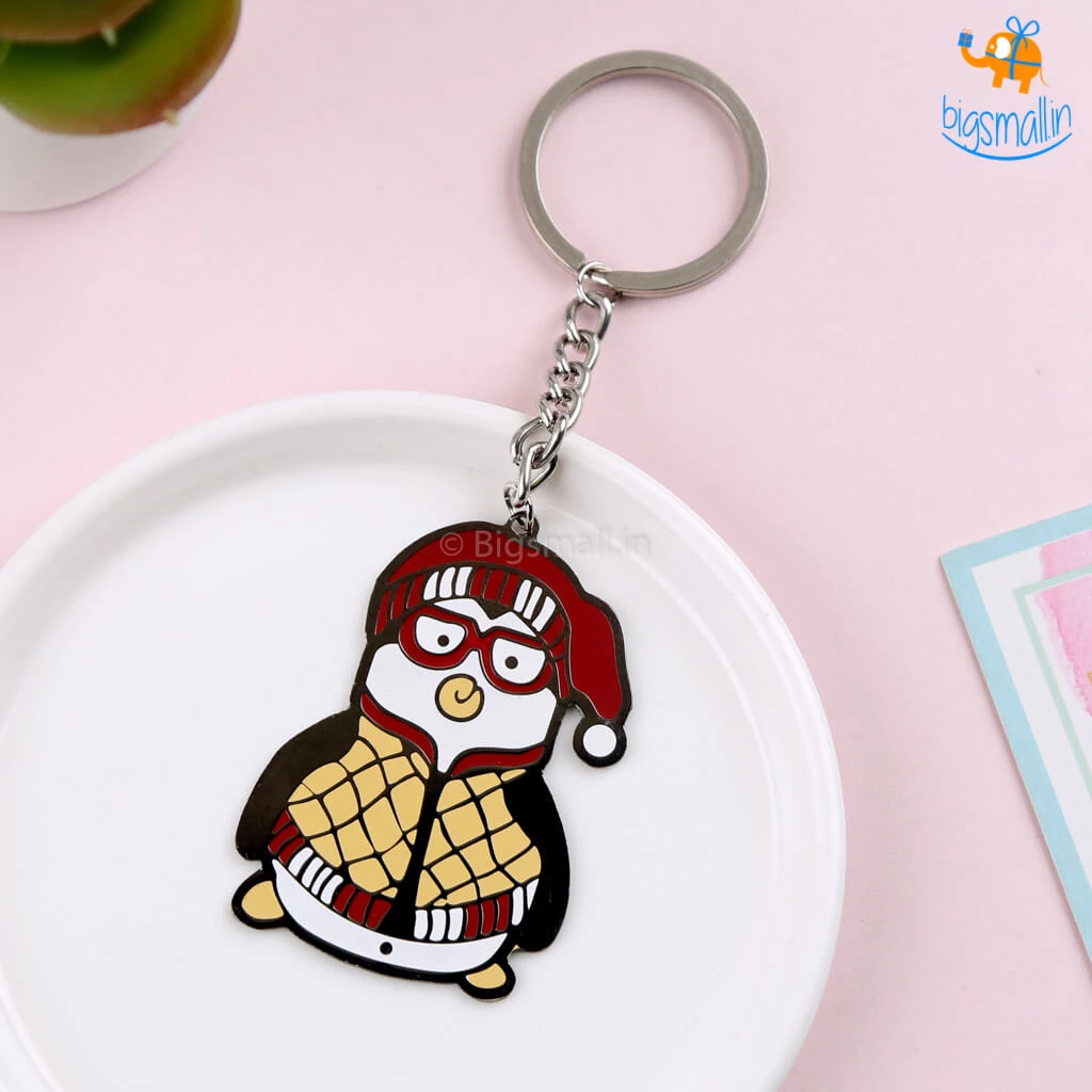 Bigsmall_piu Hugsy Friends Metallic Keychain
