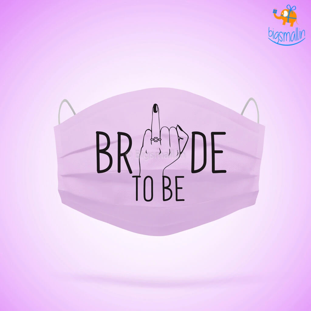 SoxyToes Sale Bride To Be Cotton Mask With Filter