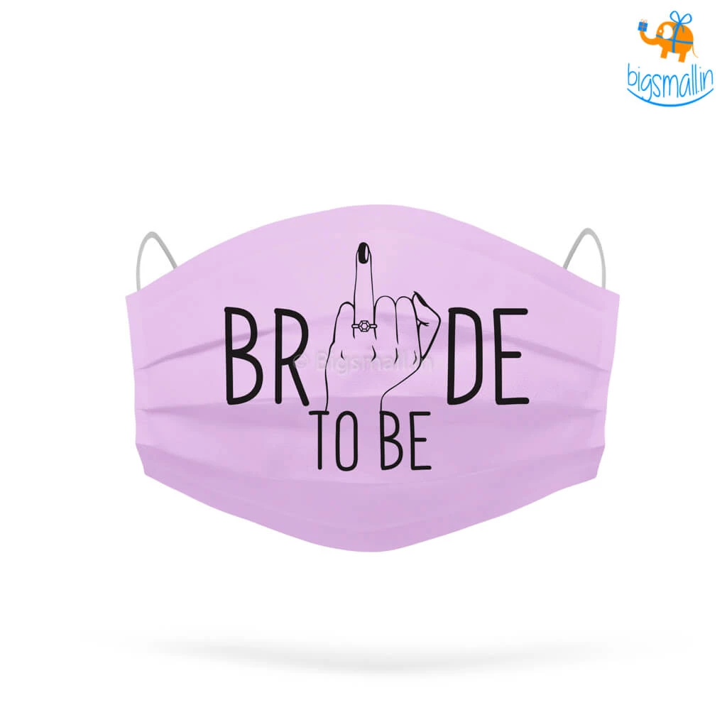 SoxyToes Sale Bride To Be Cotton Mask With Filter