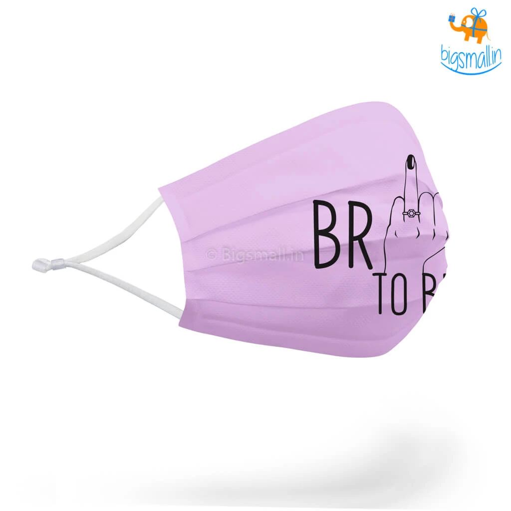 SoxyToes Sale Bride To Be Cotton Mask With Filter