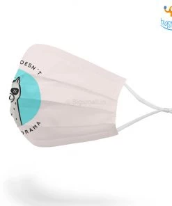 SoxyToes All Of It Llama Wants No Drama Cotton Mask With Filter