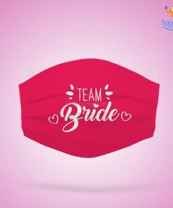 SoxyToes Team Bride Cotton Mask With Filter All Of It