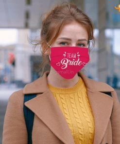 SoxyToes Team Bride Cotton Mask With Filter All Of It