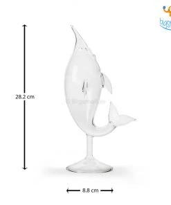 Devnow Dolphin Cocktail Glass With Straw All Of It