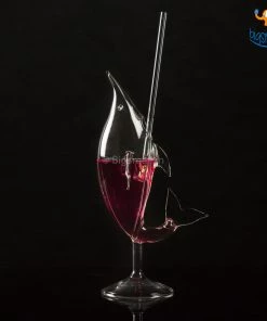 Devnow Dolphin Cocktail Glass With Straw All Of It