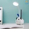 Bigsmall_hmk Panda Bedside Table Lamp With Pen Stand All Of It