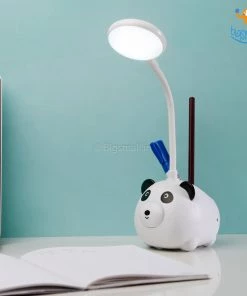 Bigsmall_hmk Panda Bedside Table Lamp With Pen Stand All Of It