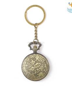 AmyLi Vintage Dad Pocket Watch Keychain