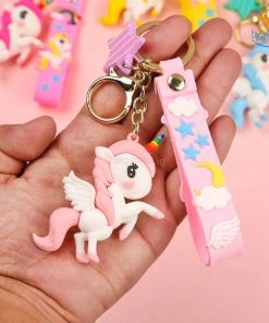 Bigsmall_hmk Unicorn Pony Keychain