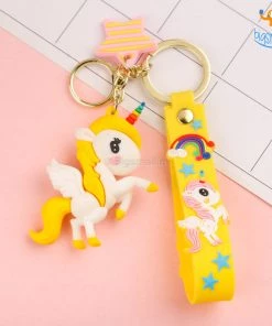Bigsmall_hmk Unicorn Pony Keychain