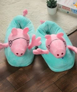 Big Daddy Peppa Pig Plush Slippers