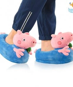 Big Daddy Peppa Pig Plush Slippers