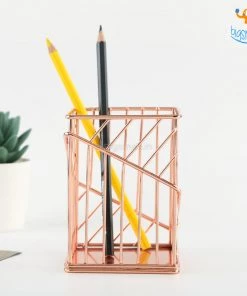 Artnery Minimal Metallic Desk Organizer