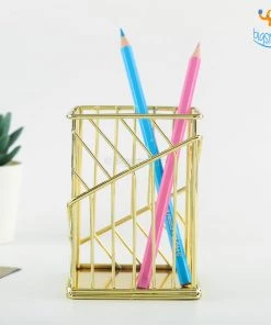 Artnery Minimal Metallic Desk Organizer