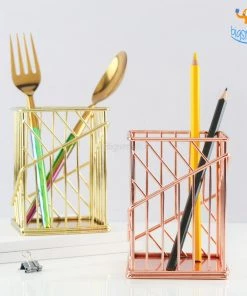 Artnery Minimal Metallic Desk Organizer