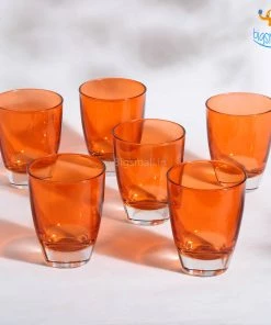 Devnow Colorful Tinted Glasses - Set Of 6