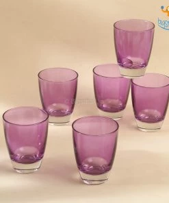 Devnow Colorful Tinted Glasses - Set Of 6