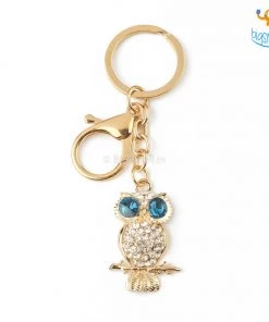 Bigsmall_hmk All Of It Owl Metallic Keychain