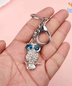 Bigsmall_hmk All Of It Owl Metallic Keychain