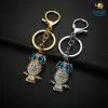 Bigsmall_hmk All Of It Owl Metallic Keychain