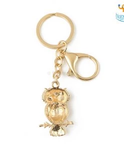 Bigsmall_hmk All Of It Owl Metallic Keychain