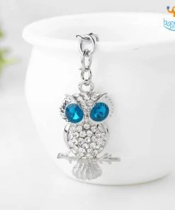 Bigsmall_hmk All Of It Owl Metallic Keychain