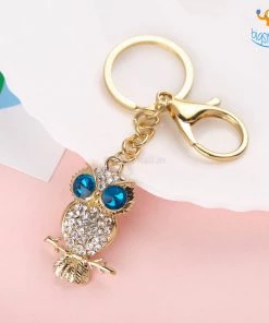 Bigsmall_hmk All Of It Owl Metallic Keychain