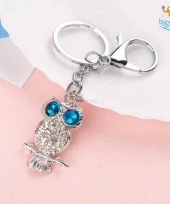 Bigsmall_hmk All Of It Owl Metallic Keychain