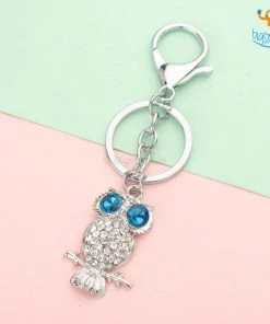 Bigsmall_hmk All Of It Owl Metallic Keychain