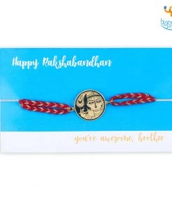 Bigsmall_piu Krishna Metallic Rakhi