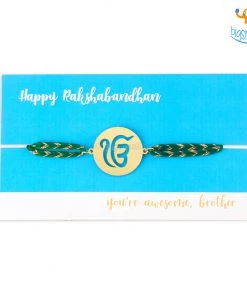 Bigsmall_piu Ik Onkar Metallic Rakhi