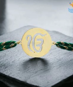 Bigsmall_piu Ik Onkar Metallic Rakhi