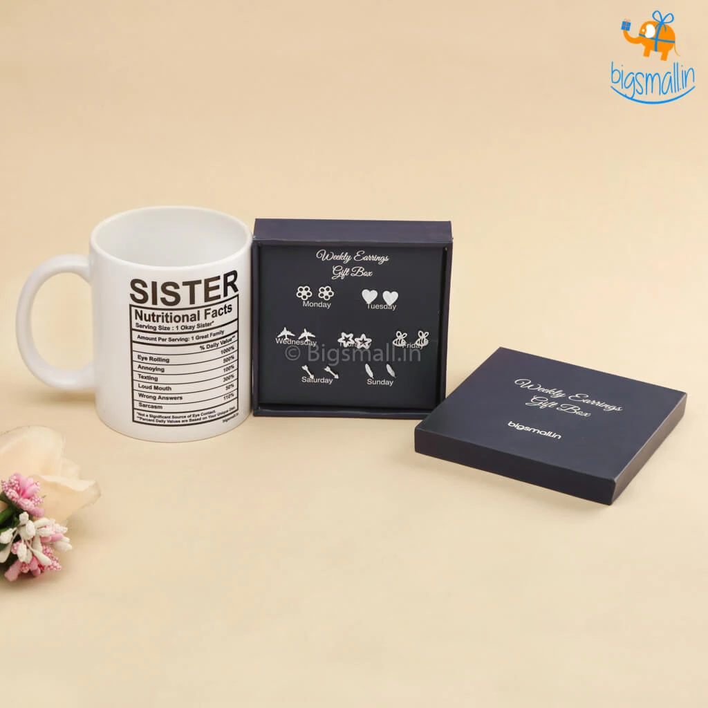 Bigsmall Rakhi Gift Set For Sister - 2 Pcs All Of It