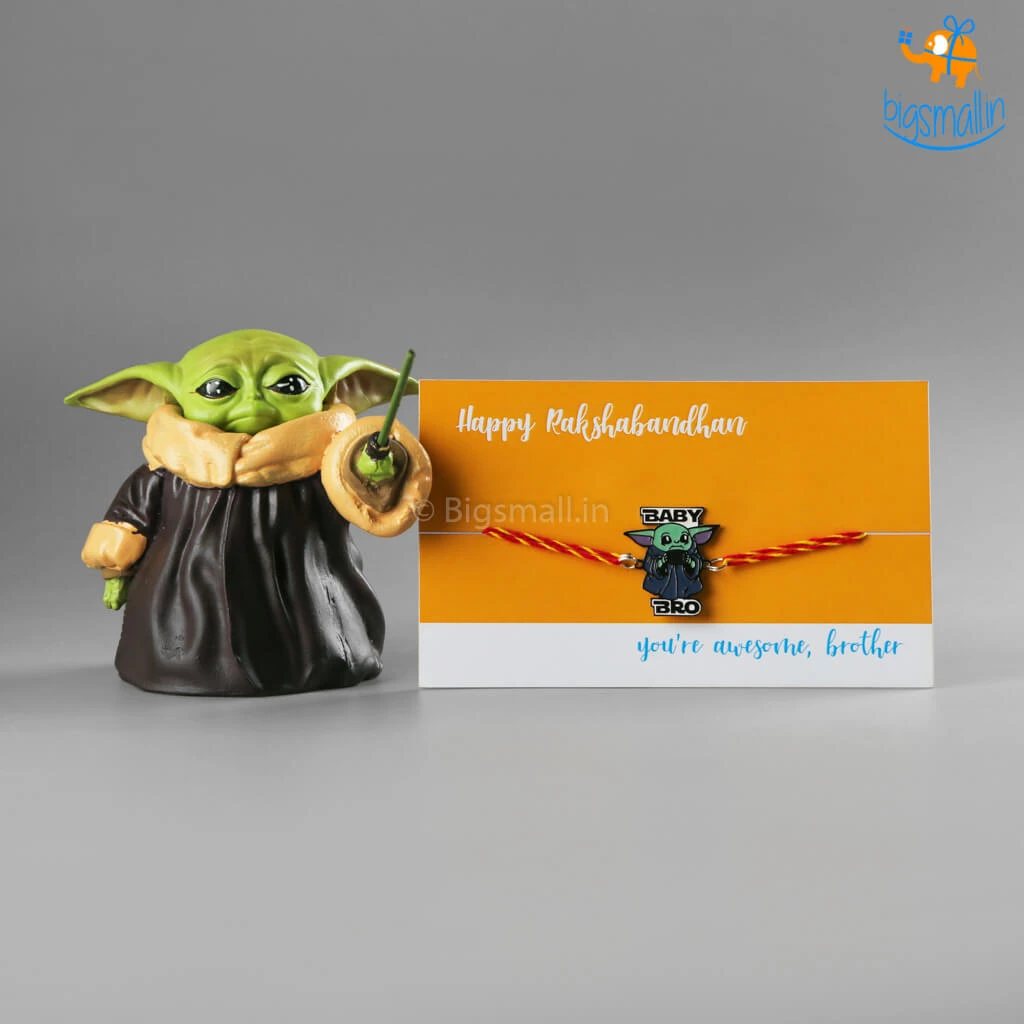 Bigsmall Yoda Rakhi Gift Set - 2 Pcs All Of It