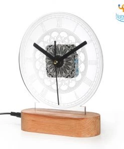 India Vibes Analog Clock Hologram Lamp